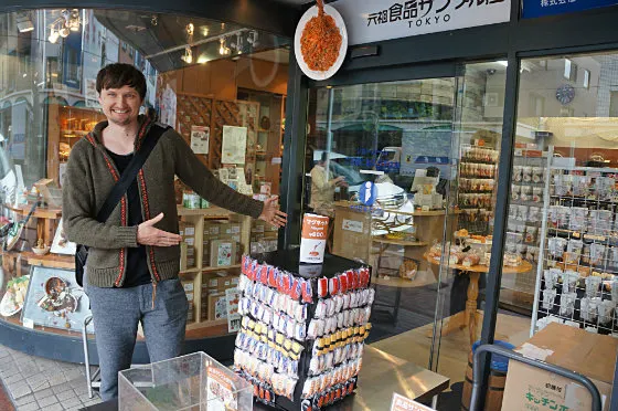 Making wax food models at the Ganso workshop in Kappabashi