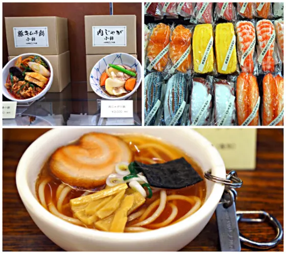 The Ganso food sample shop in Kappabashi