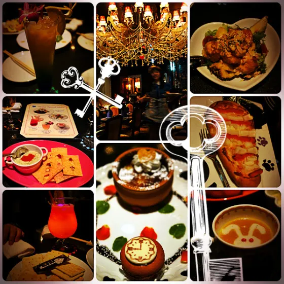 Alice in Wonderland themed restaurant in Tokyo