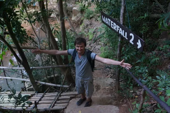 The trail up to Na Muang Waterfall 2