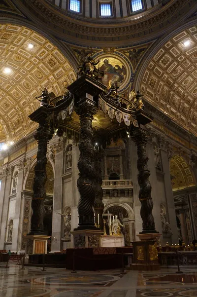 Inside St. Peter's Basilica